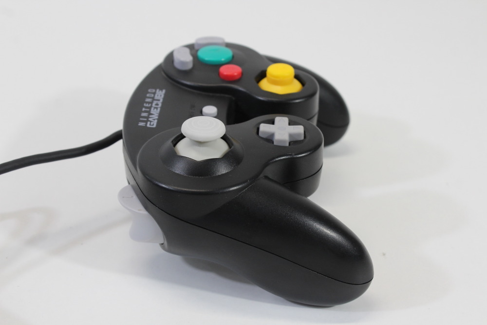 Official Nintendo Gamecube Controller Jet Black (A New Stick) Nintendo GameCube GC