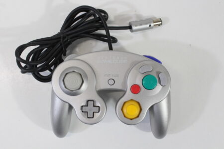 Official Nintendo Gamecube Controller Platinum Silver (A New Stick) Nintendo GameCube GC