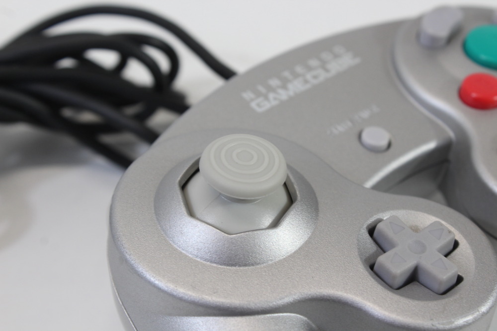 Official Nintendo Gamecube Controller Platinum Silver (A New Stick) Nintendo GameCube GC