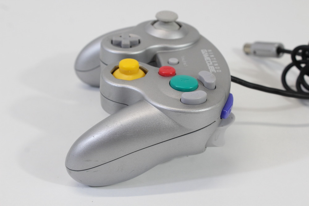 Official Nintendo Gamecube Controller Platinum Silver (A New Stick) Nintendo GameCube GC