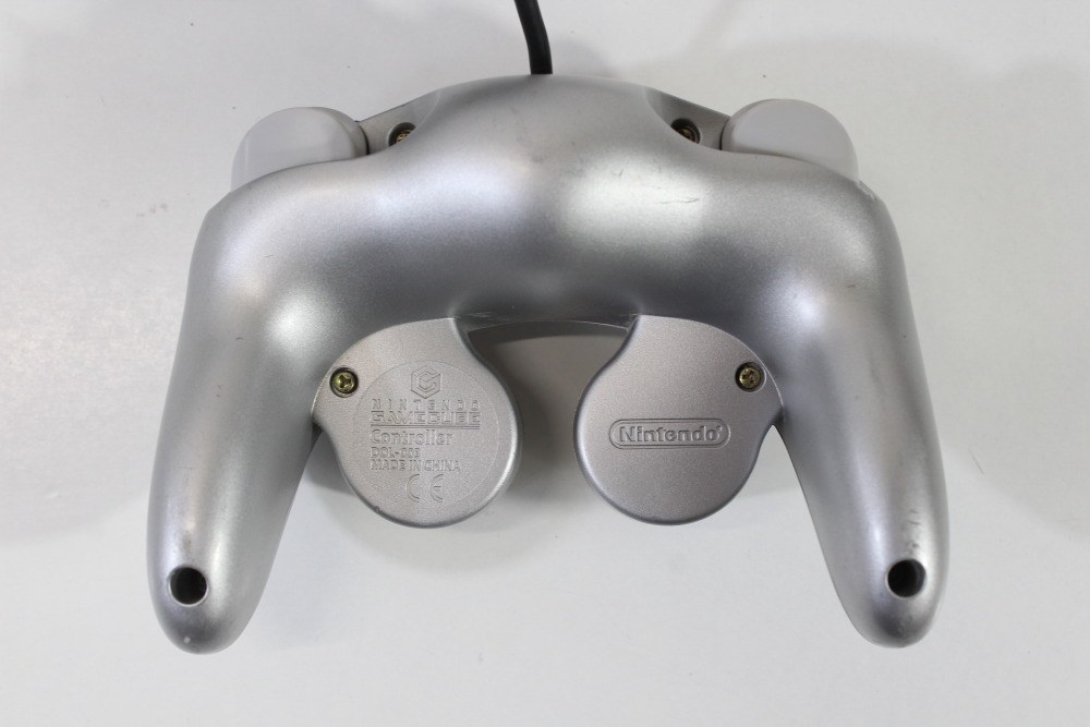 Official Nintendo Gamecube Controller Platinum Silver (A New Stick) Nintendo GameCube GC