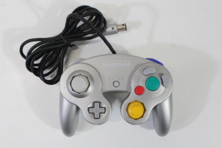 Official Nintendo Gamecube Controller Platinum Silver (B New Stick) Nintendo GameCube GC