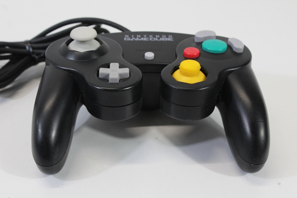 Official Nintendo Gamecube Controller Jet Black (B New Stick) Nintendo GameCube GC