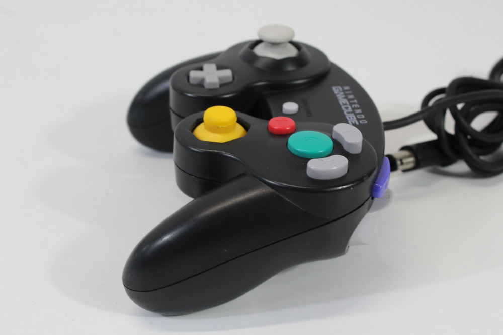 Official Nintendo Gamecube Controller Jet Black (B New Stick) Nintendo GameCube GC