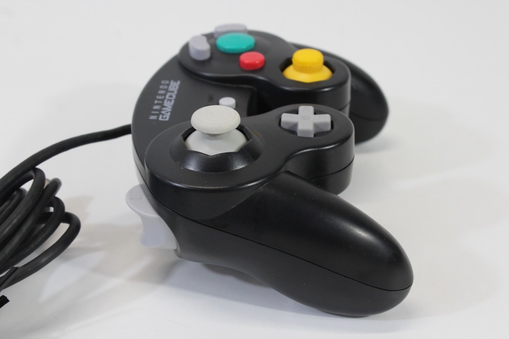 Official Nintendo Gamecube Controller Jet Black (B New Stick) Nintendo GameCube GC