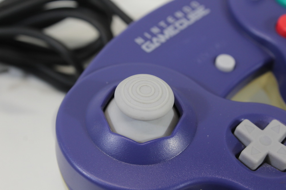 Official Nintendo Gamecube OEM Controller Purple x Clear (A) Nintendo GameCube GC