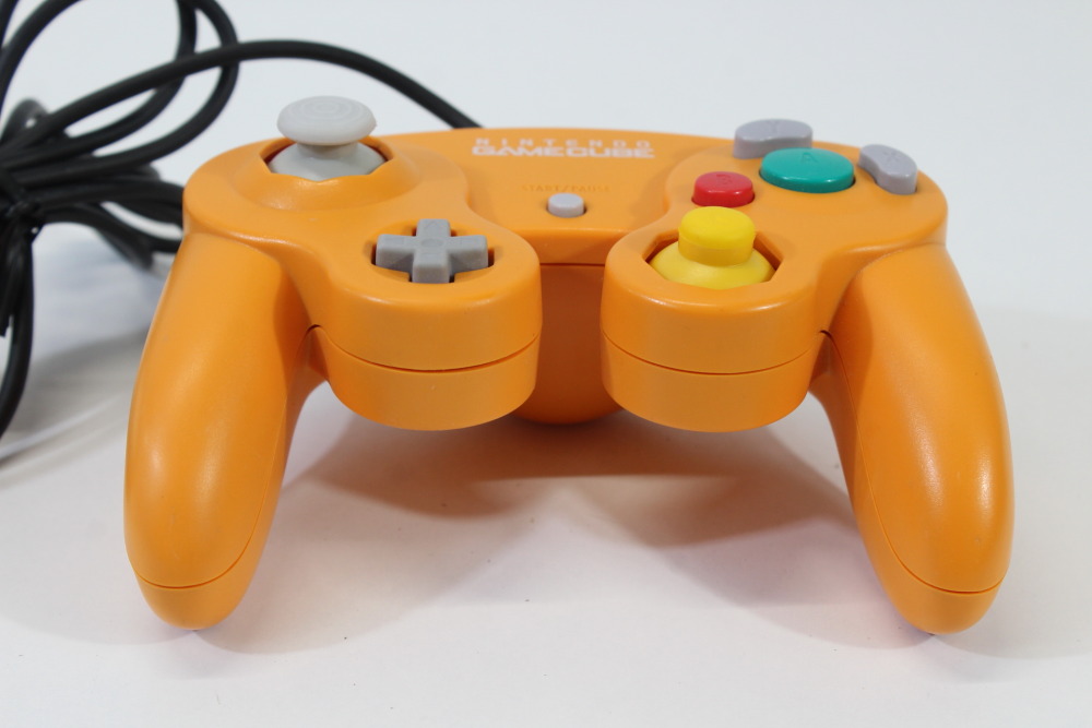 Official Nintendo Gamecube Controller Spice Orange (A New Stick) Nintendo GameCube GC