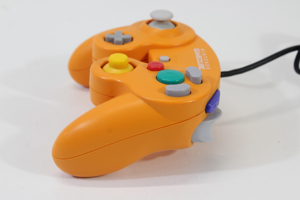 Official Nintendo Gamecube Controller Spice Orange (A New Stick) Nintendo GameCube GC