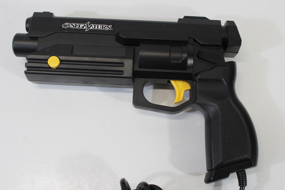 Sega Saturn Virtua Gun Controller HSS-0152 Yellow Buttons (B) SEGA Saturn SS