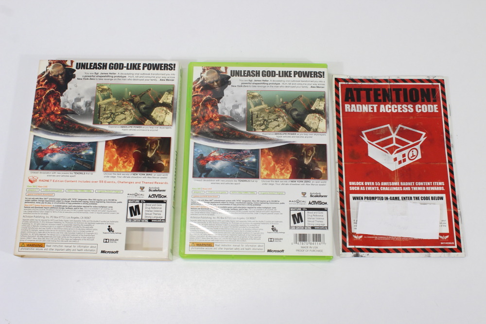 PROTOTYPE 2 Limited Radnet Edition (B) XBOX 360 US Version