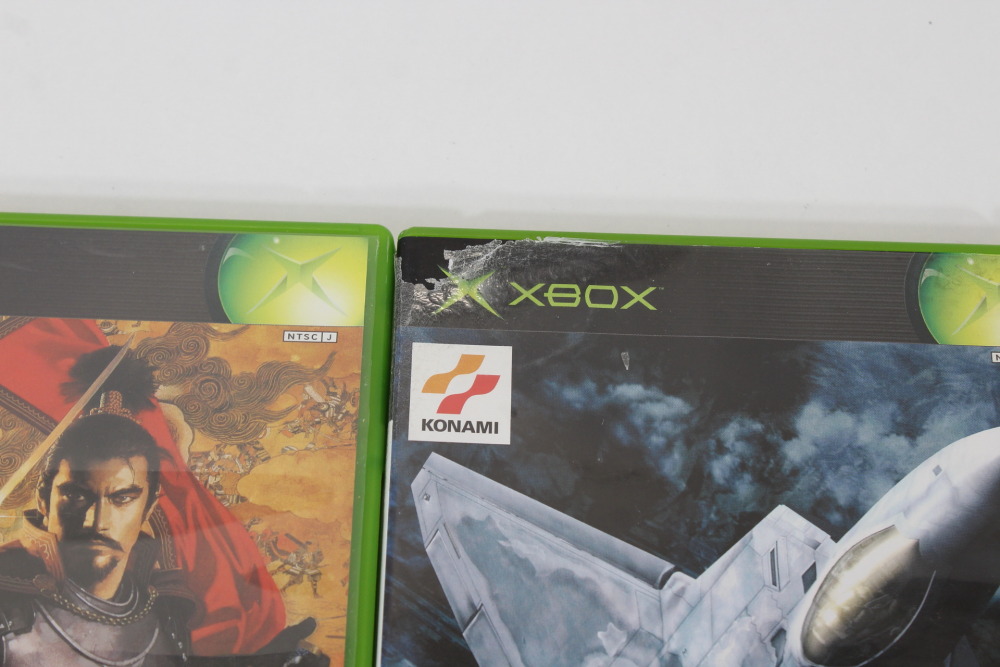 Lot of 5 Dead or Alive 3 UFC 2 Tapout Airforce Delta II Music Mixer Nobunaga no Yabou CIB (B) Microsoft XBOX OG