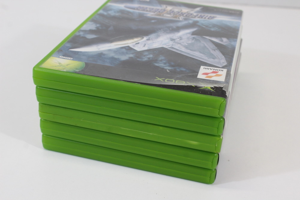 Lot of 5 Dead or Alive 3 UFC 2 Tapout Airforce Delta II Music Mixer Nobunaga no Yabou CIB (B) Microsoft XBOX OG