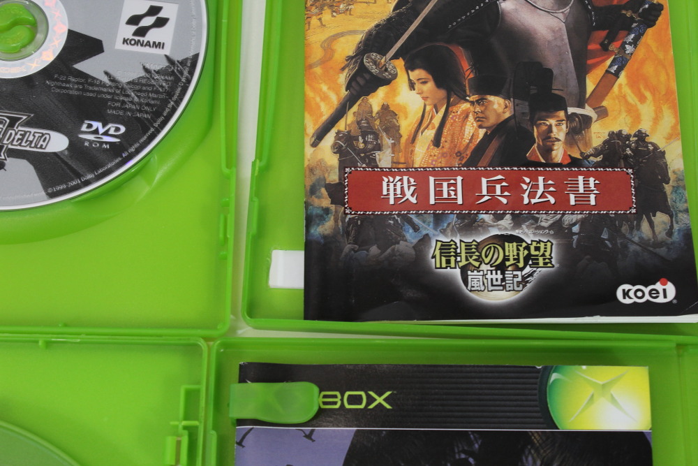 Lot of 5 Dead or Alive 3 UFC 2 Tapout Airforce Delta II Music Mixer Nobunaga no Yabou CIB (B) Microsoft XBOX OG