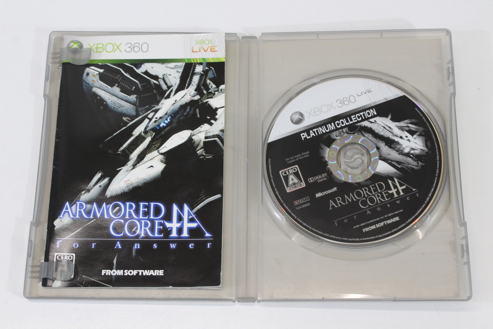 Armored Core For Answer 4A Platinum Collection CIB (B) Microsoft XBOX 360