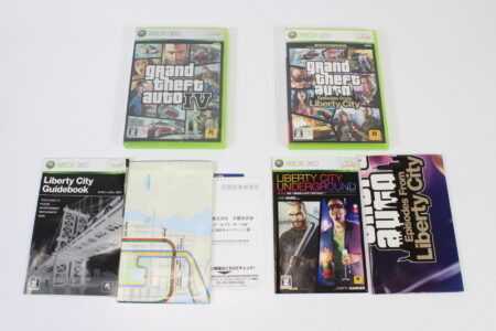 Lot of 2 Grand Theft Auto IV 4 & Episode from Liberty City CIB (B) Microsoft XBOX 360