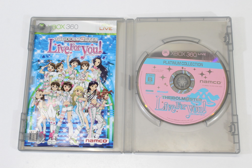 The Idolmaster Twins Double Pack The Idolmaster & Live For You CIB (B) Microsoft XBOX 360