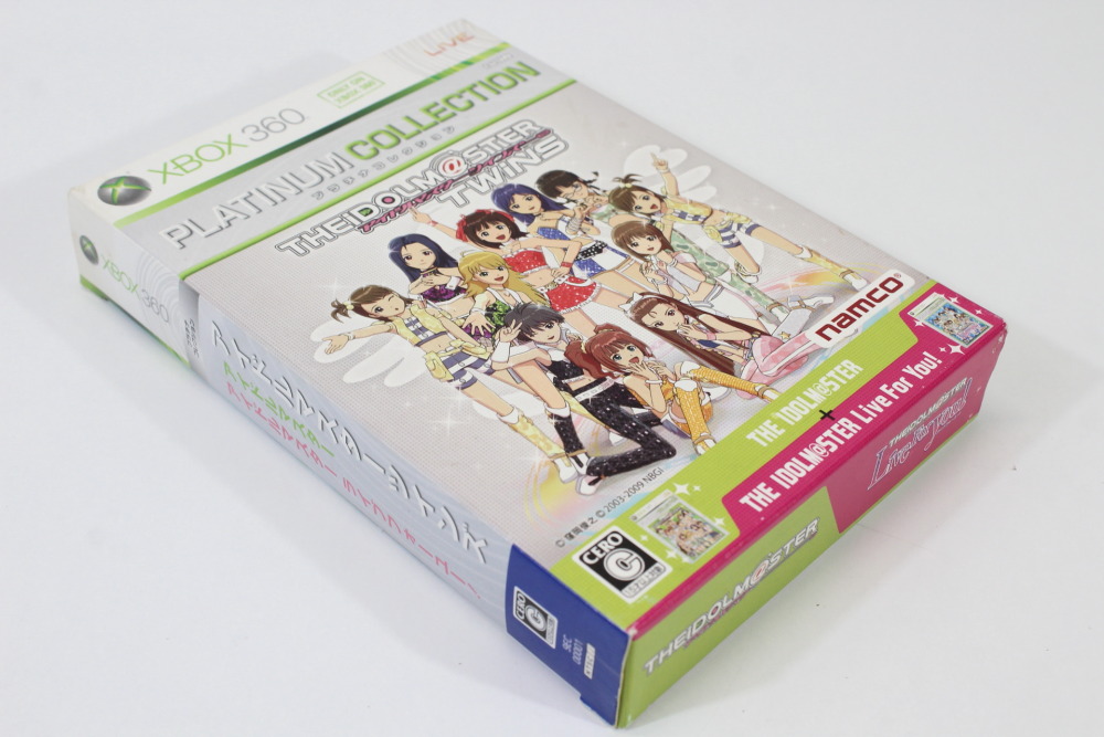 The Idolmaster Twins Double Pack The Idolmaster & Live For You CIB (B) Microsoft XBOX 360