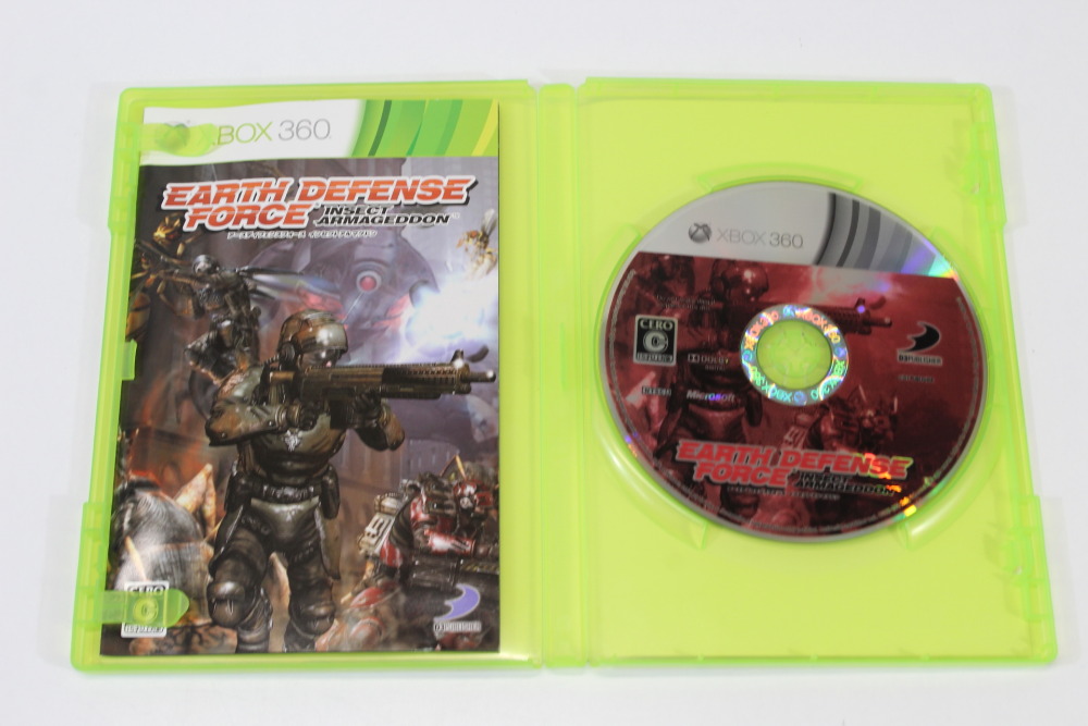 Lot of 2 Earth Defense Force 3 & Insect Armageddon CIB (B) Microsoft XBOX 360