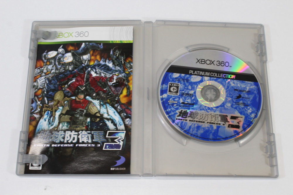 Lot of 2 Earth Defense Force 3 & Insect Armageddon CIB (B) Microsoft XBOX 360