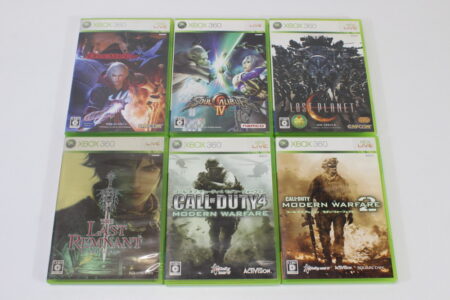 Lot of 6 Soul Calibur IV Devils May Cry 4 Call of Duty 2 4 Last Remnant Lost Planet 2 CIB (B) Microsoft XBOX 360