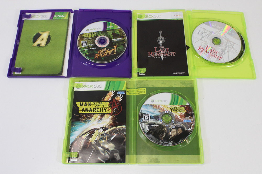 Lot of 6 Max Anarchy Fable II Call of Duty 2 Forza 2 Atsumare Pinata Kinect Adventure Last Remnant CIB (B) Microsoft XBOX 360