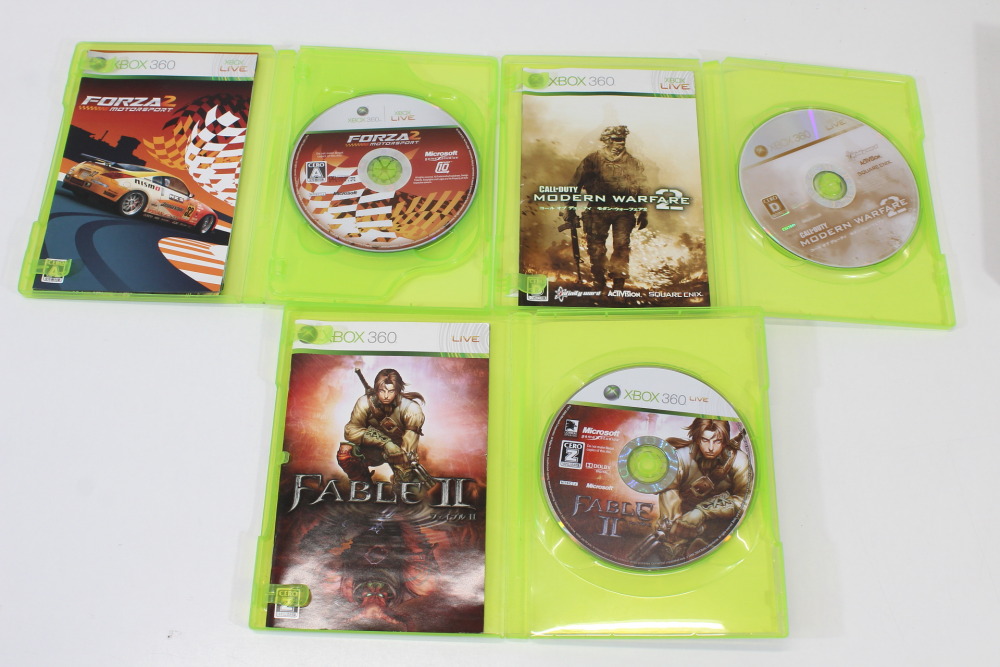 Lot of 6 Max Anarchy Fable II Call of Duty 2 Forza 2 Atsumare Pinata Kinect Adventure Last Remnant CIB (B) Microsoft XBOX 360