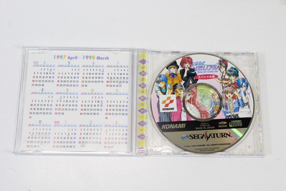 Tokimeki Memorial forever with you Special Version with Memory Card (A) SEGA Saturn SS
