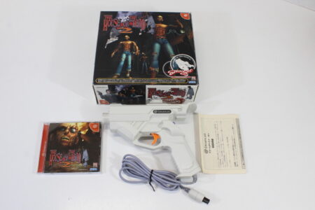 Official Light Gun Controller HKT-7800 W/ The House of the Dead 2 Boxed (B) SEGA Dreamcast DC