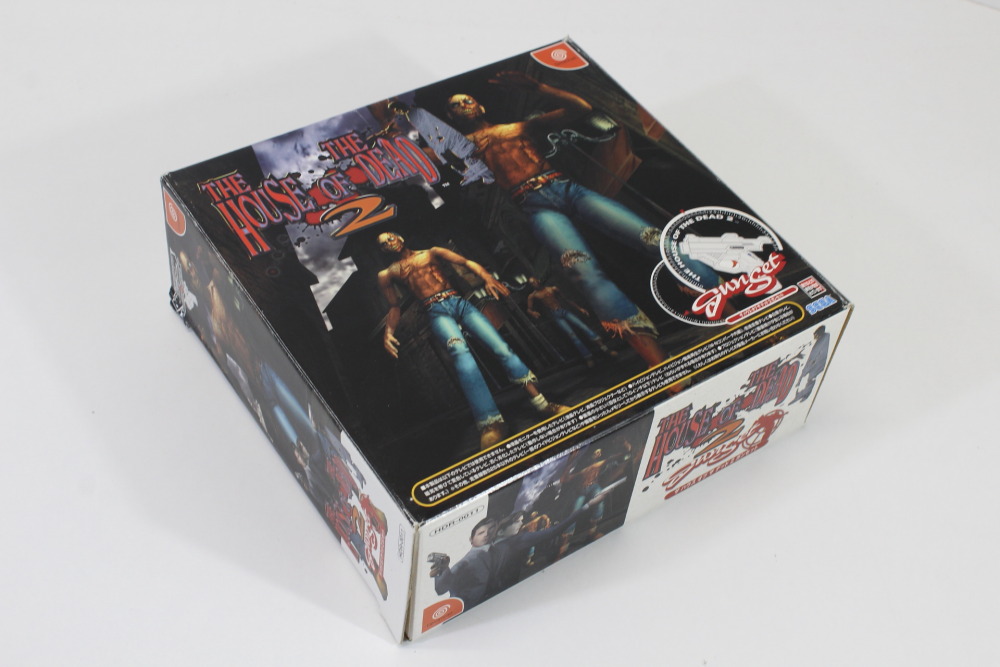 Official Light Gun Controller HKT-7800 W/ The House of the Dead 2 Boxed (B) SEGA Dreamcast DC