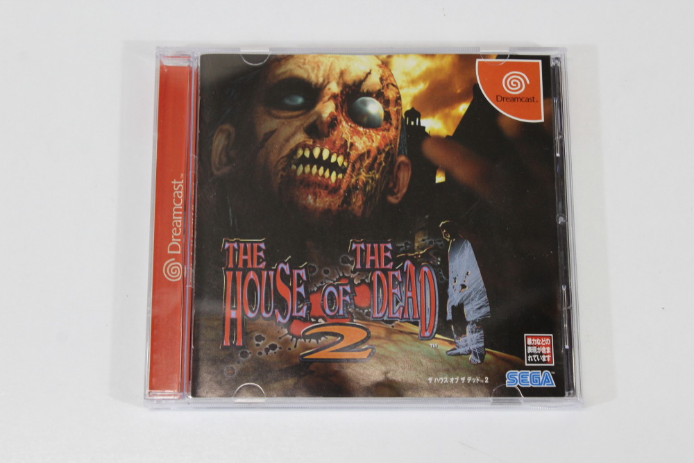 Official Light Gun Controller HKT-7800 W/ The House of the Dead 2 Boxed (B) SEGA Dreamcast DC