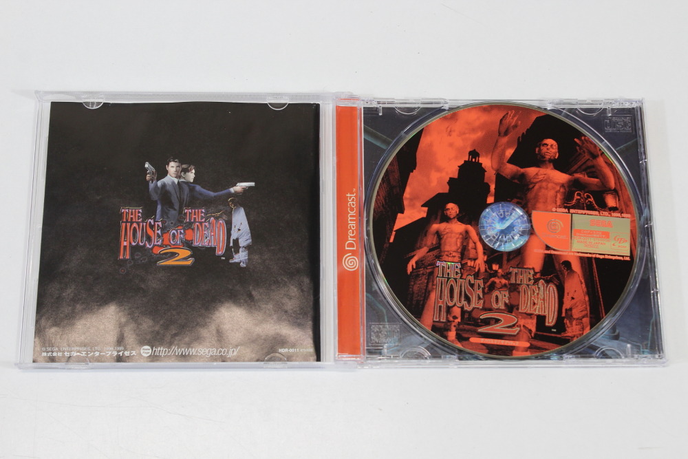Official Light Gun Controller HKT-7800 W/ The House of the Dead 2 Boxed (B) SEGA Dreamcast DC