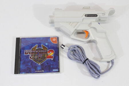 Official Light Gun Controller HKT-7800 W/ Virtua Cop 2 Game (B) SEGA Dreamcast DC