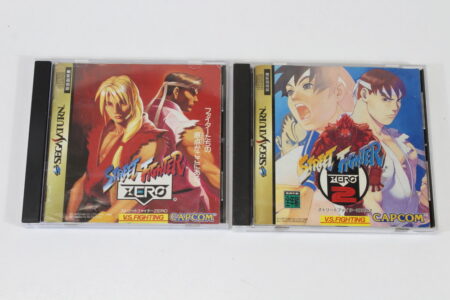 Lot of 2 Street Fighter ZERO & 2 / Alpha 2 CIB (B) SEGA Saturn SS
