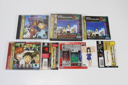 Lot of 3 Neon Genesis Evangelion 1 2 Digital Card Library (B) SEGA Saturn SS