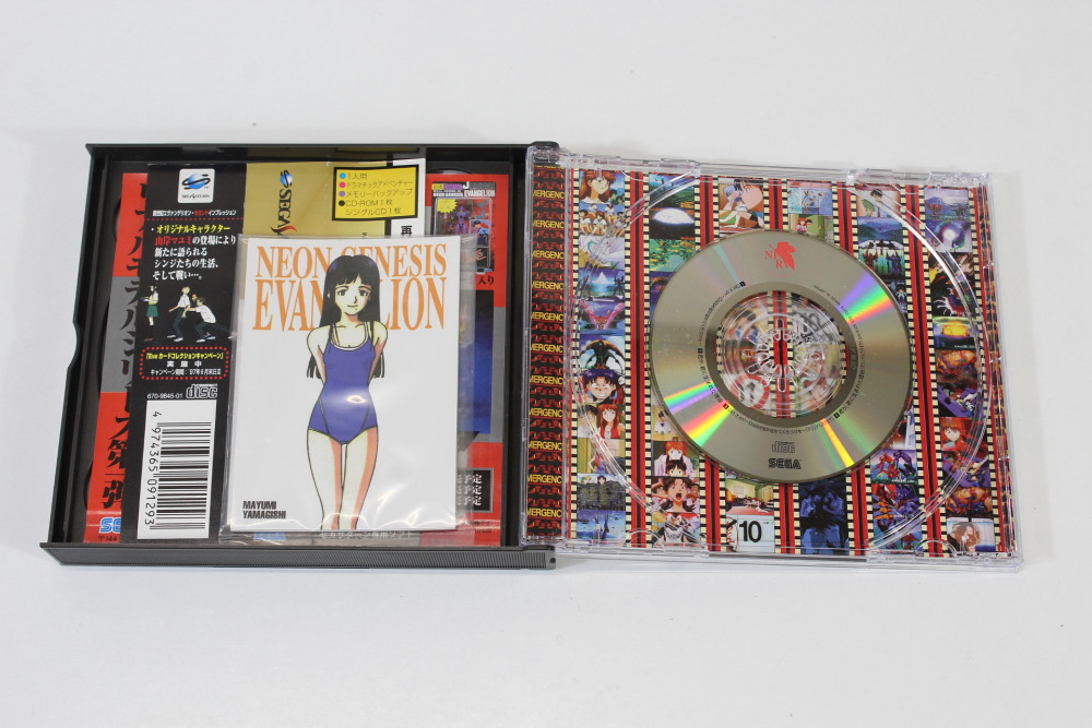 Lot of 3 Neon Genesis Evangelion 1 2 Digital Card Library (B) SEGA Saturn SS