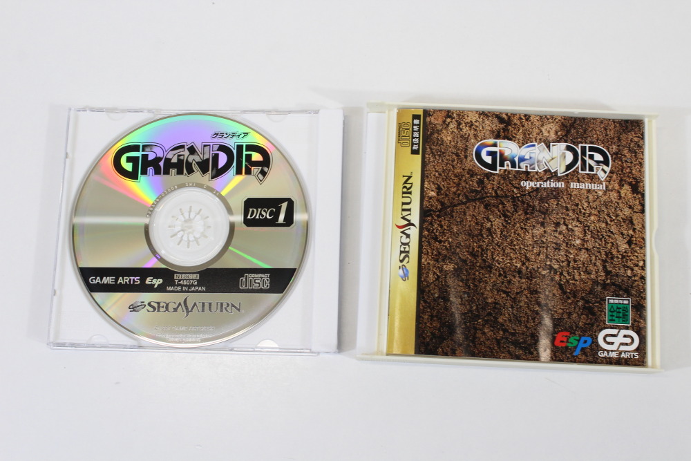 Grandia CIB (C Water Damage Musty Smell) SEGA Saturn SS