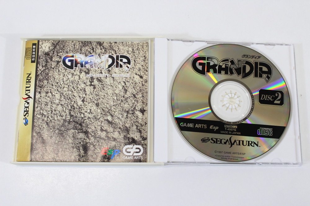 Grandia CIB (C Water Damage Musty Smell) SEGA Saturn SS