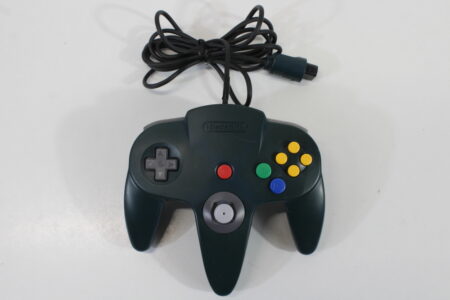 Official Nintendo 64 Controller Blue 8/10 Tight Stick N64 (B, Extremely Faded)
