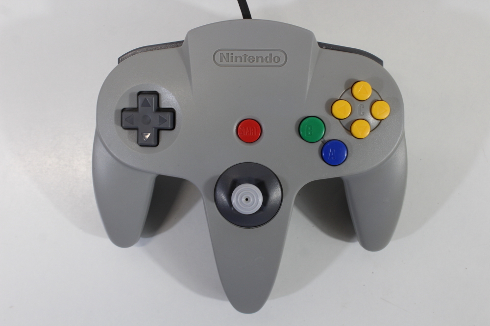 Official Nintendo 64 Controller Gray 8/10 Tight OEM Stick N64 (B)