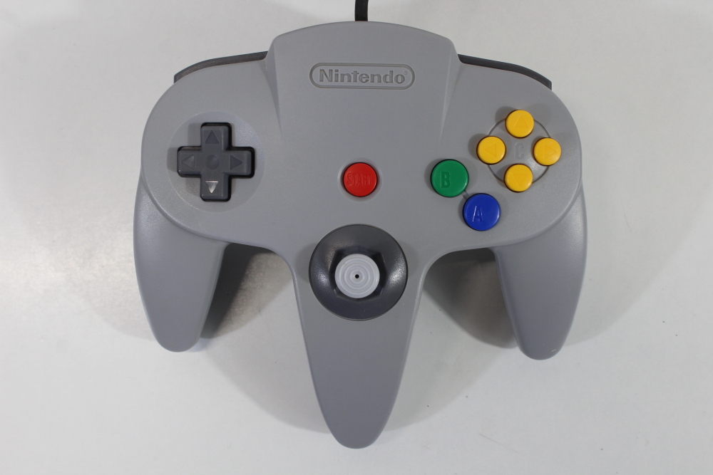 Official Nintendo 64 Controller Gray 7/10 Tight OEM Stick N64 (B)