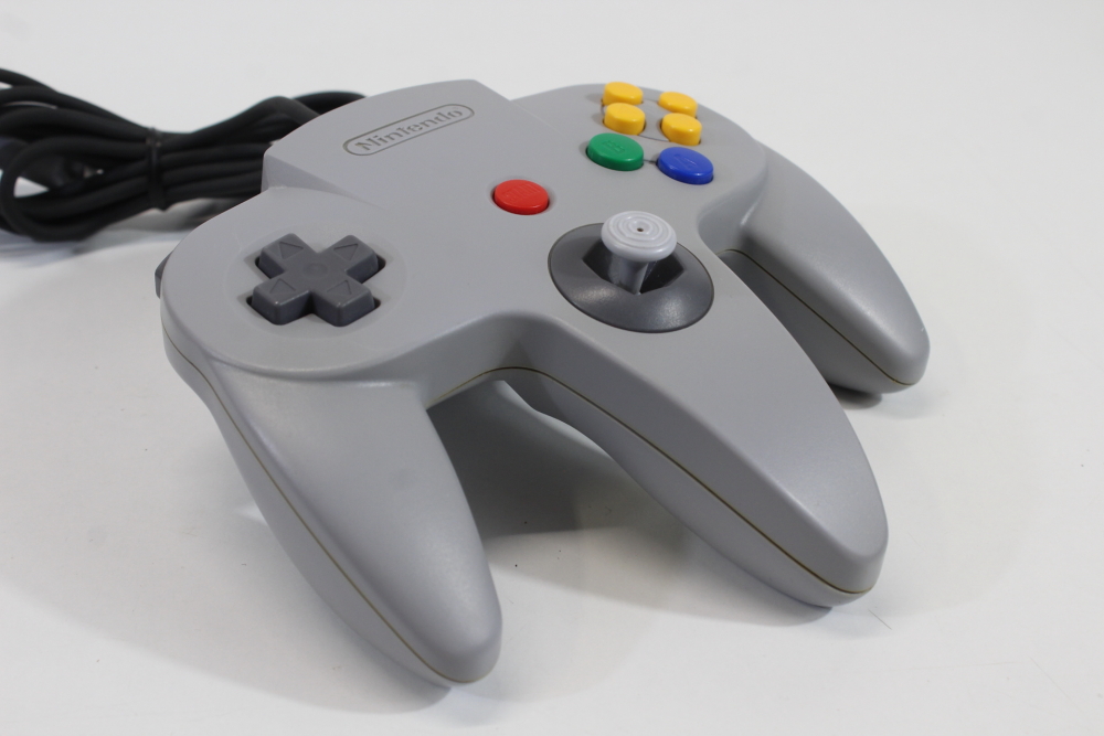 Official Nintendo 64 Controller Gray 7/10 Tight OEM Stick N64 (B)