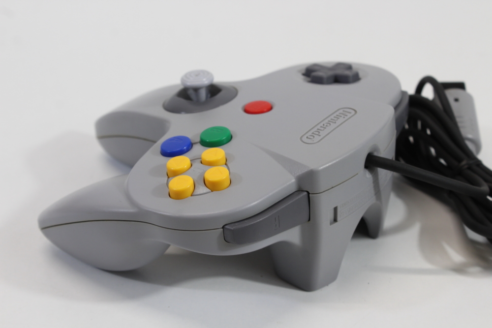 Official Nintendo 64 Controller Gray 7/10 Tight OEM Stick N64 (B)