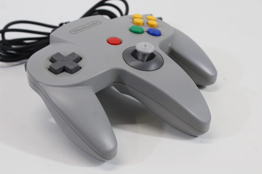 Official Nintendo 64 Controller Gray 7/10 Tight OEM Stick N64 (B)