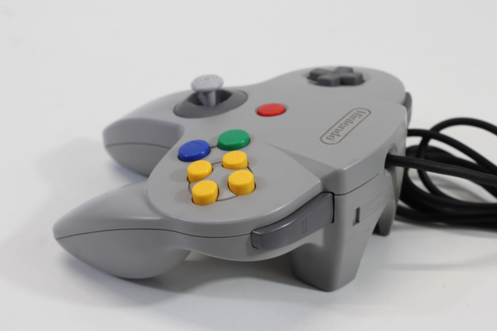 Official Nintendo 64 Controller Gray 7/10 Tight OEM Stick N64 (B)