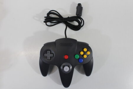 Official Nintendo 64 Controller Black x Gray 8/10 Tight Stick (B) Nintendo 64 N64