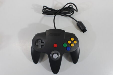 Official Nintendo 64 Controller Black x Gray 7/10 Tight Stick (B) Nintendo 64 N64