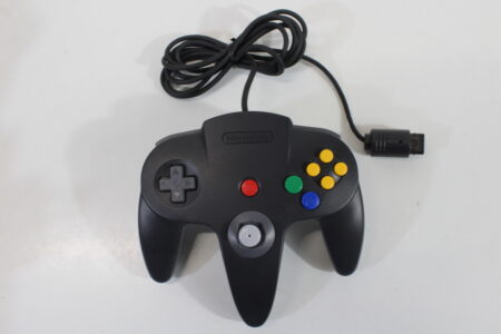 Official Nintendo 64 Controller Black x Gray 7/10 Tight Stick (B) Nintendo 64 N64