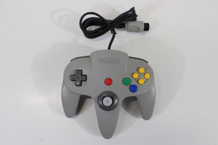 Official Nintendo 64 Controller Gray 10/10 Tight OEM Stick N64 (B)