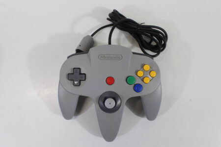Official Nintendo 64 Controller Gray 8/10 Tight OEM Stick N64 (B)