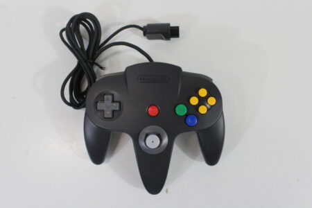 Official Nintendo 64 Controller Black x Gray 8/10 Tight Stick (B) Nintendo 64 N64